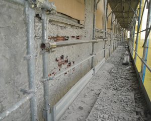 demolizione rivestimento